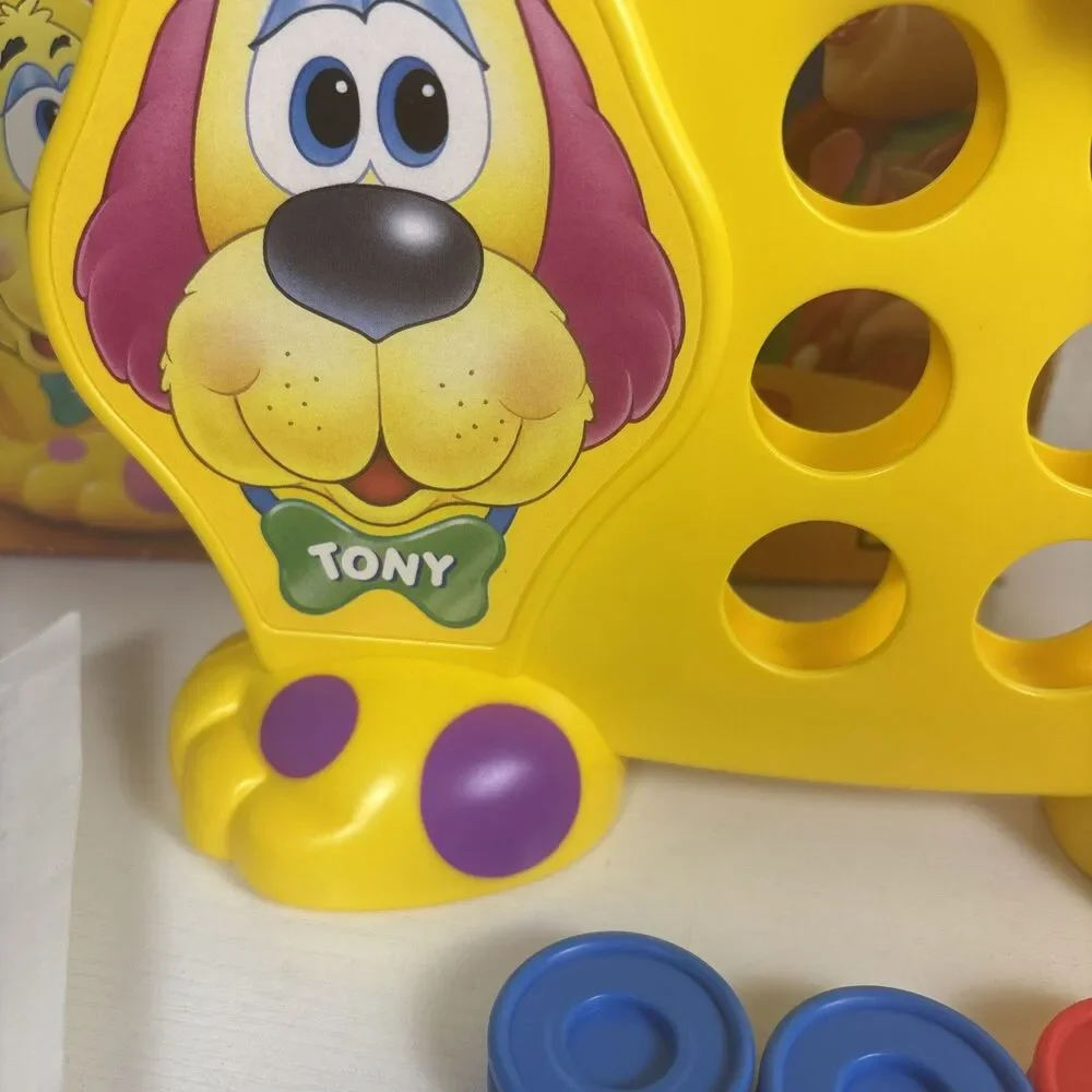 Vintage 1994 Tic Tac Tony Fisher Price Games Preschool Complete 12 Tokens